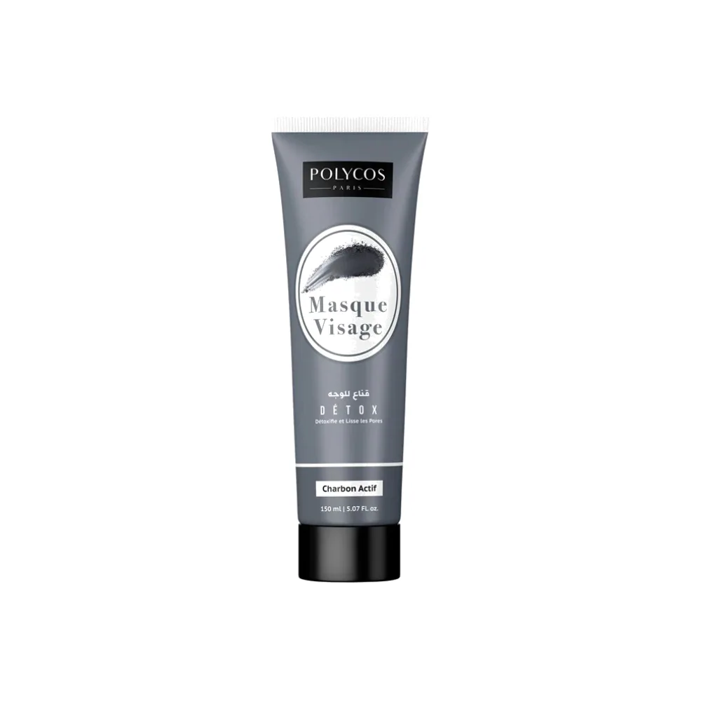 Polycos Masque Visage Detox Charbon Actif 150ml