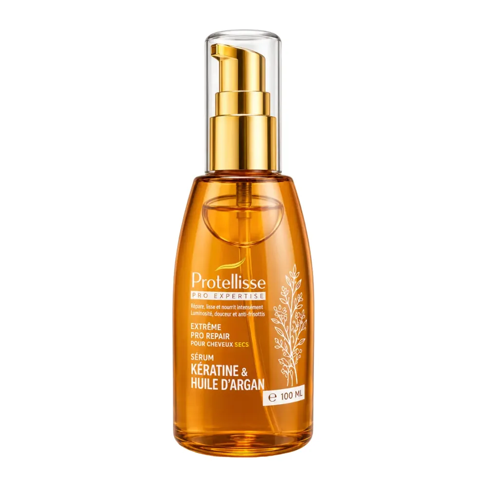 Protellisse Serum Keratine Et L’Huile D’Argan 100Ml Pour Cheveux Secs