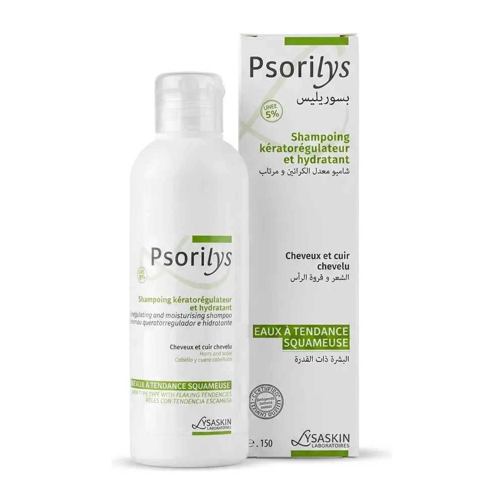 Psorilys – Shampoing kératorégulateur et hydratant – Cheveux et cuir chevelu à tendance squameuse – 150ml