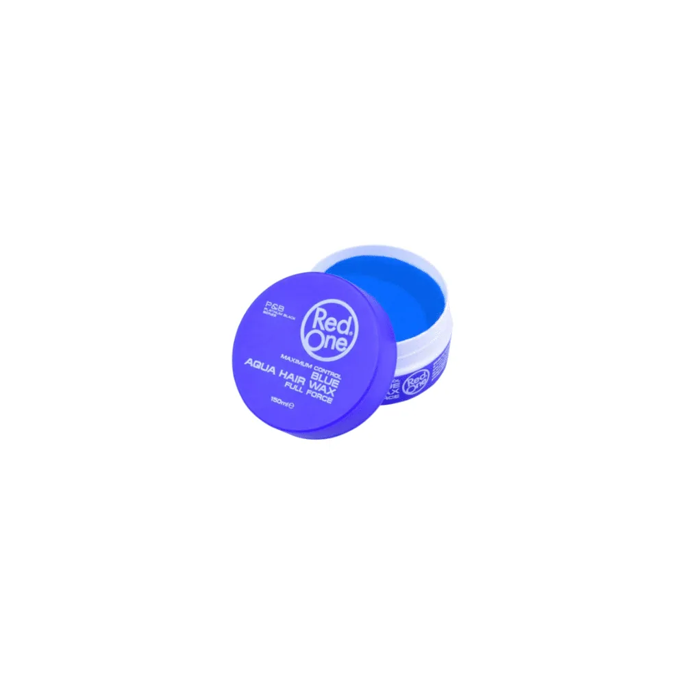 Red One Blue Aqua Hair Wax Full Force 150ml