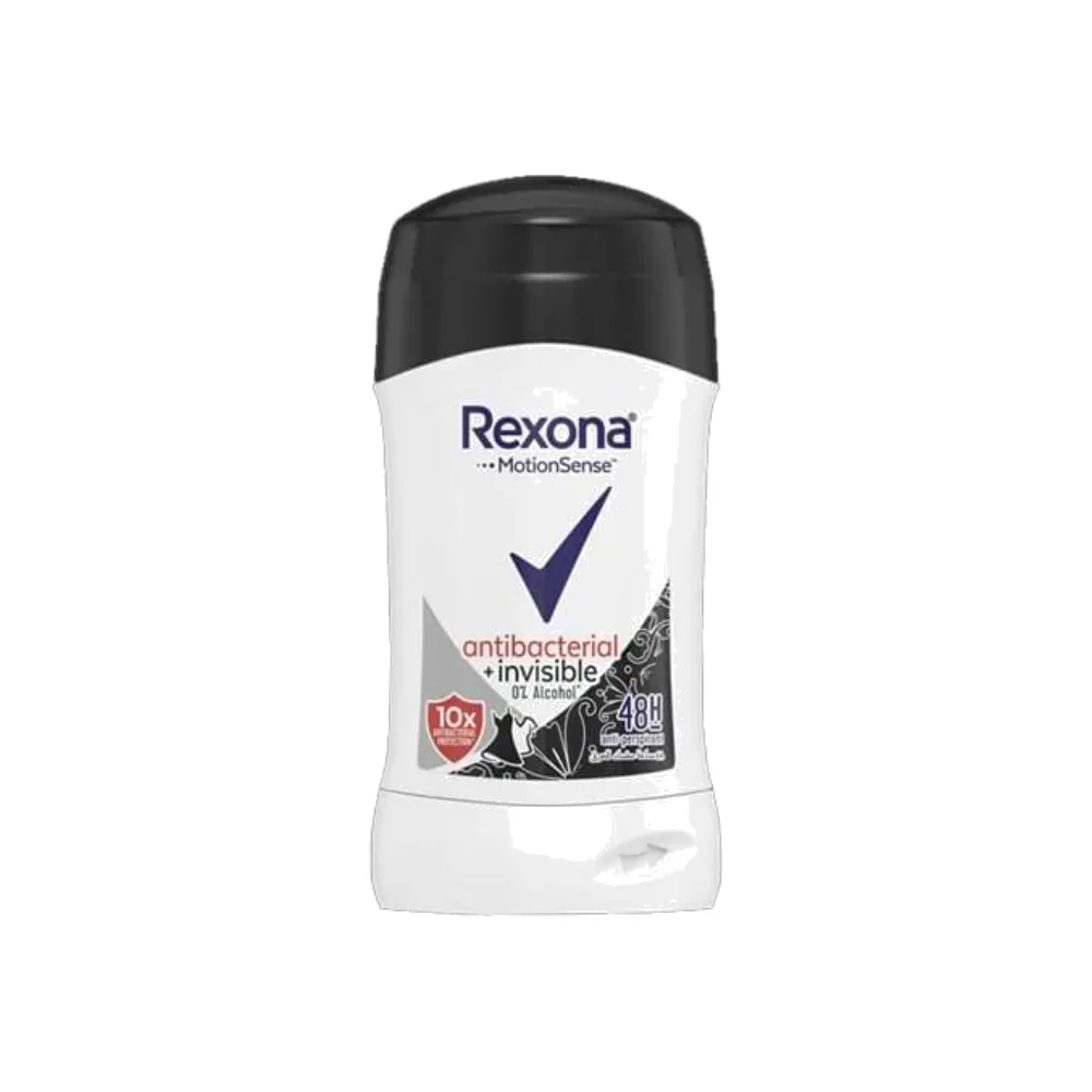 Rexona Antibacterial Invisible Stick 48h 40g
