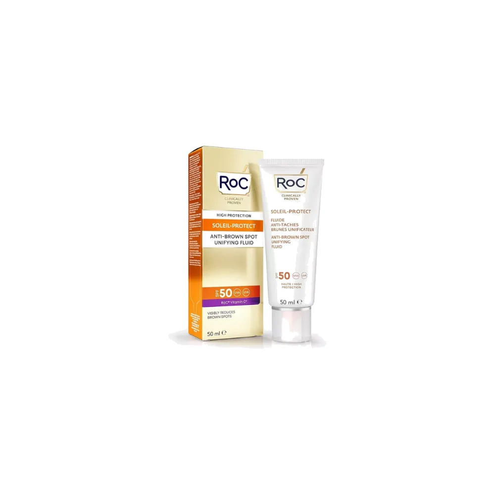 Roc Soleil Protect Vitamine C Fluide Unificateur Anti Taches Brunes Spf50 50ml