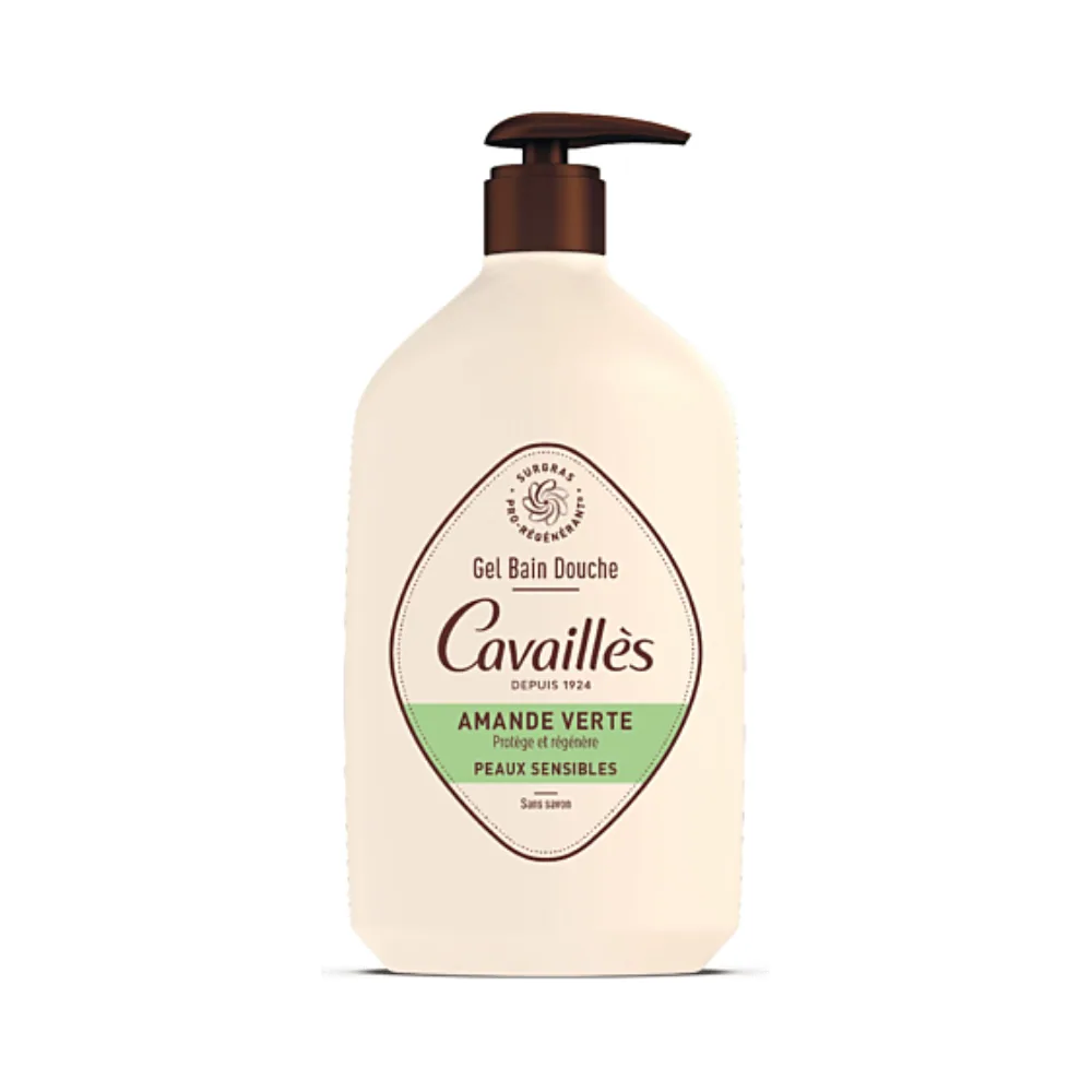 Rogé Cavailles Gel Bain Douche Amande Verte 1L