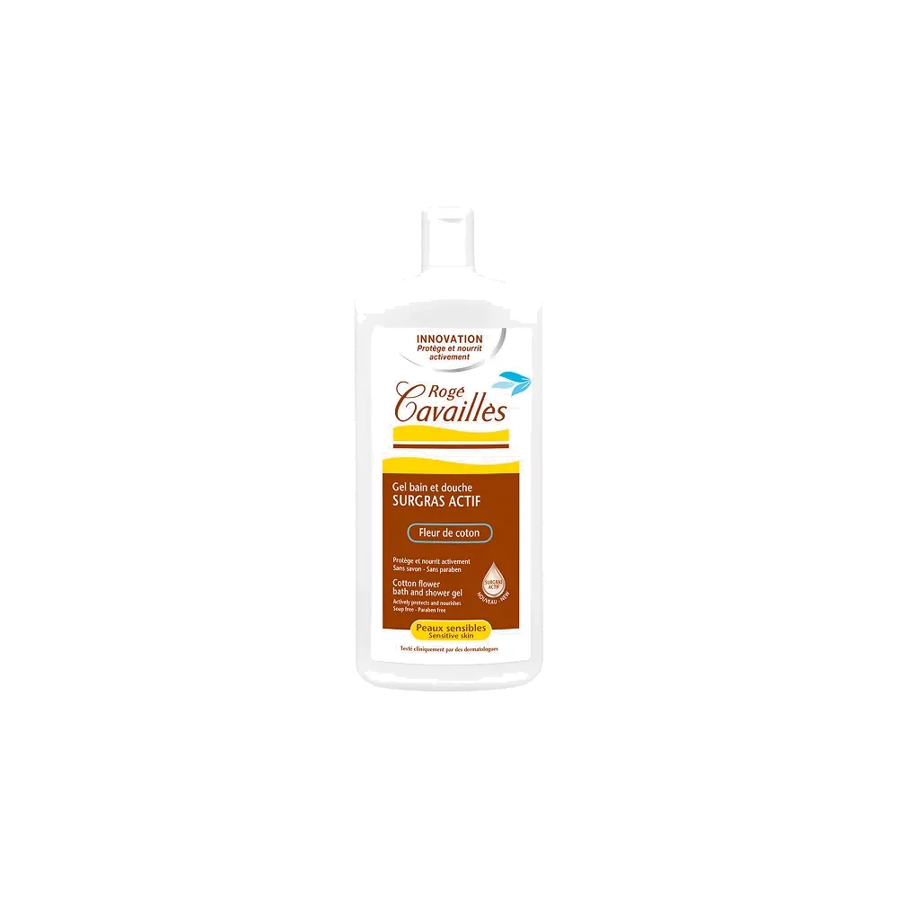 Rogé Cavaillès Gel bain douche Fleur de coton surgras actif 300 ml