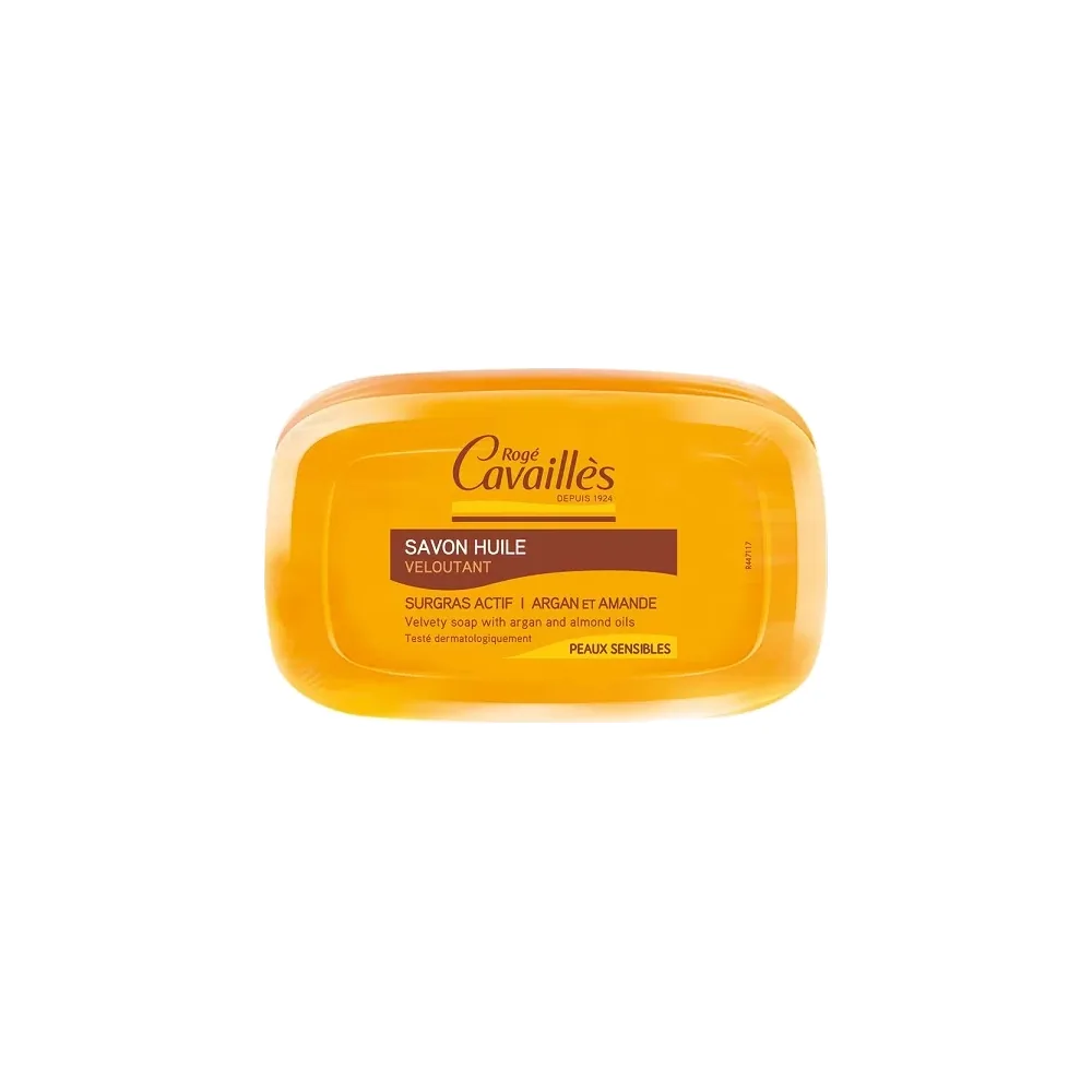 Rogé Cavailles Savon huile veloutant huile d’Argan et Amande 115 g