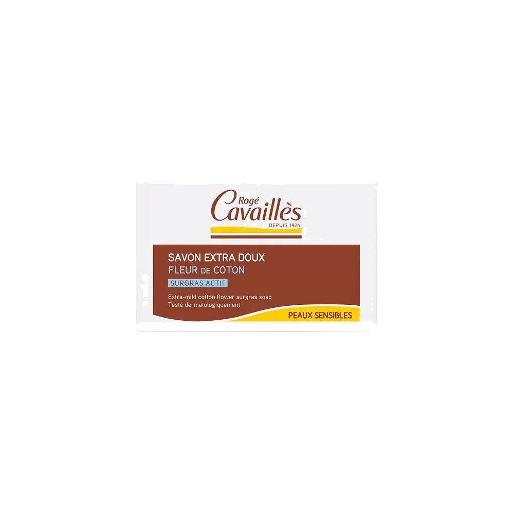 Rogé Cavaillès Savon surgras extra-doux Fleur de coton 150 g
