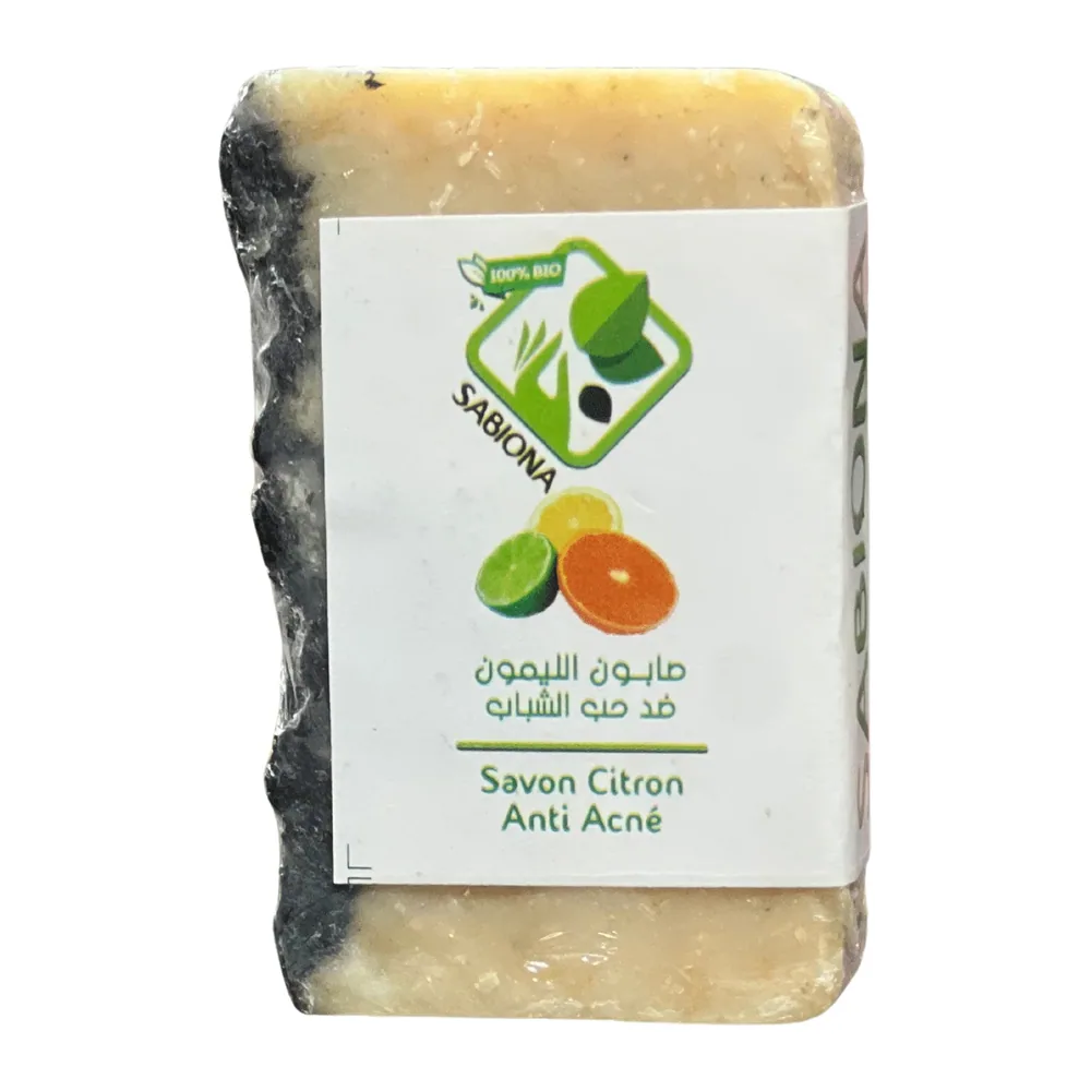 Sabiona Savon Naturel Au Citron Anti Acne 80G