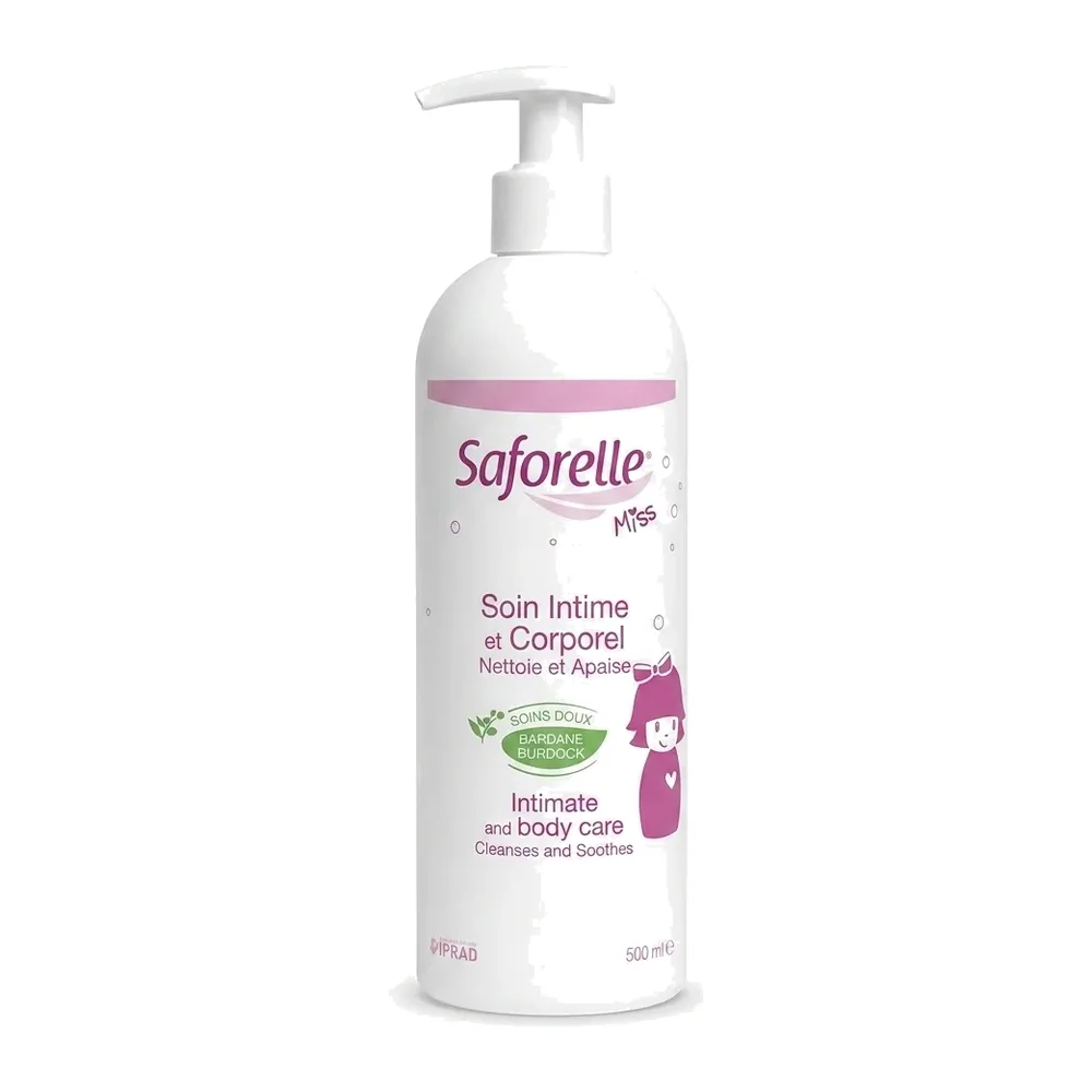 Saforelle – Soin Intime et Corporel Miss – Nettoie et apaise – 500 ml