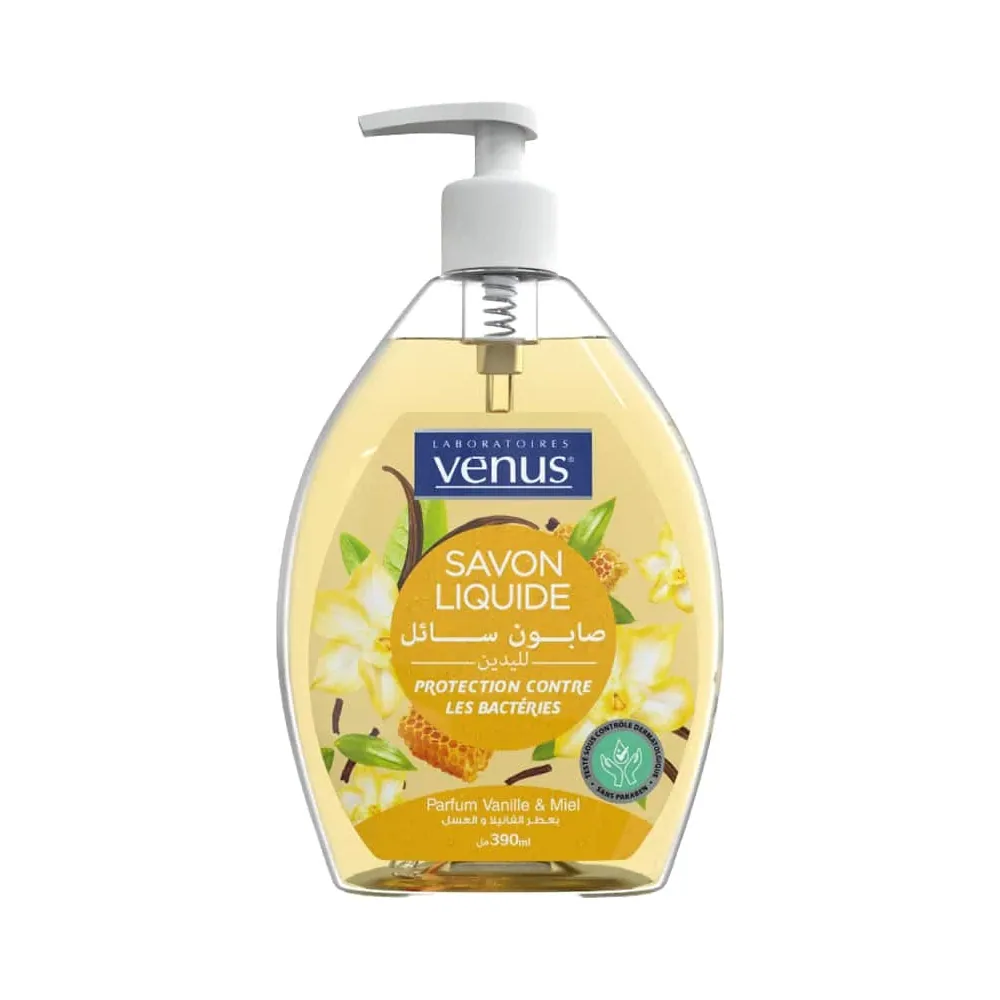 Savon liquide 390ml vanille et miel