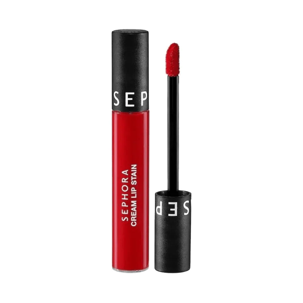 Sephora Cream Lip Stain sans Transfert 01 Always Red