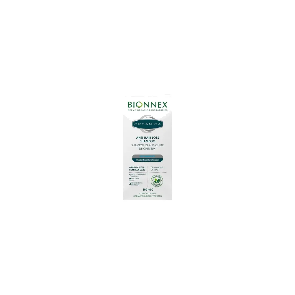 Shampoing Anti-chute et Anti-pelliculaire 300ml ORGANICA- BIONNEX