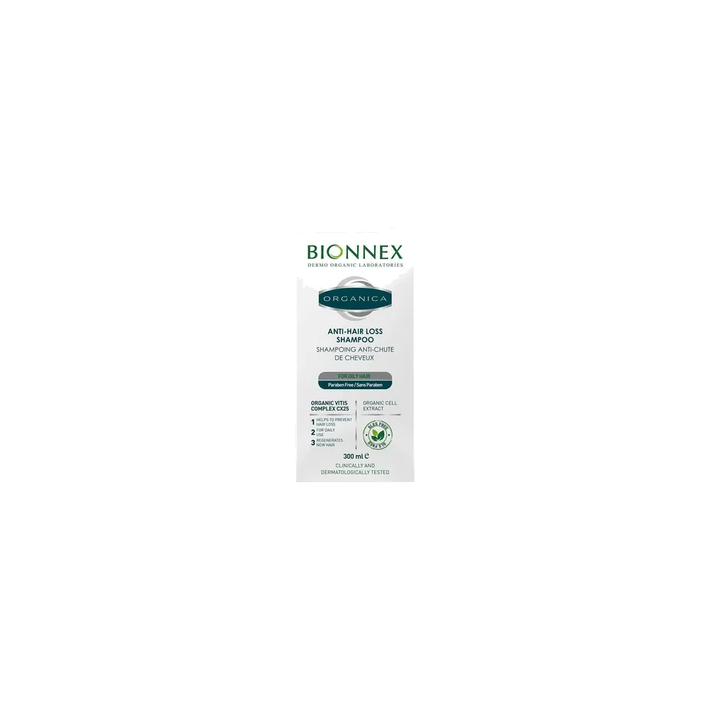 Shampoing anti-chute cheveux gras 300 ml ORGANICA – BIONNEX