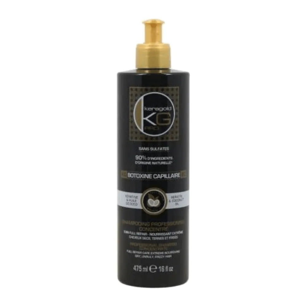 Shampooing Keragold Botoxine Capillaire.