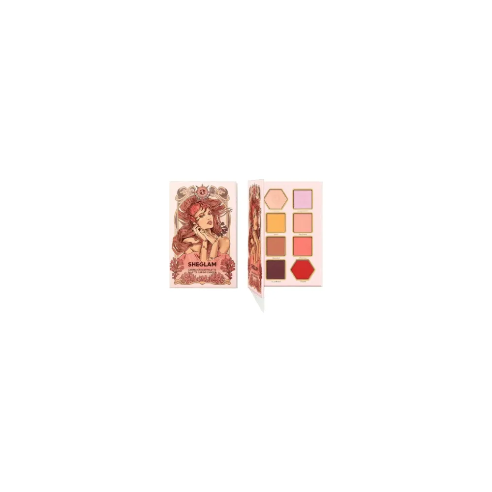 Sheglam Palette Caring Cancer Fard A Paupiere 8Couleur