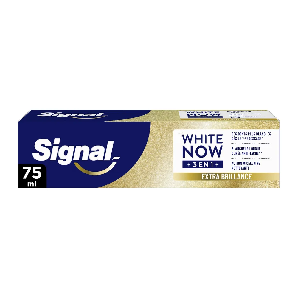 Signal Gold Dentifrice White Now Extra Brillance 75ml