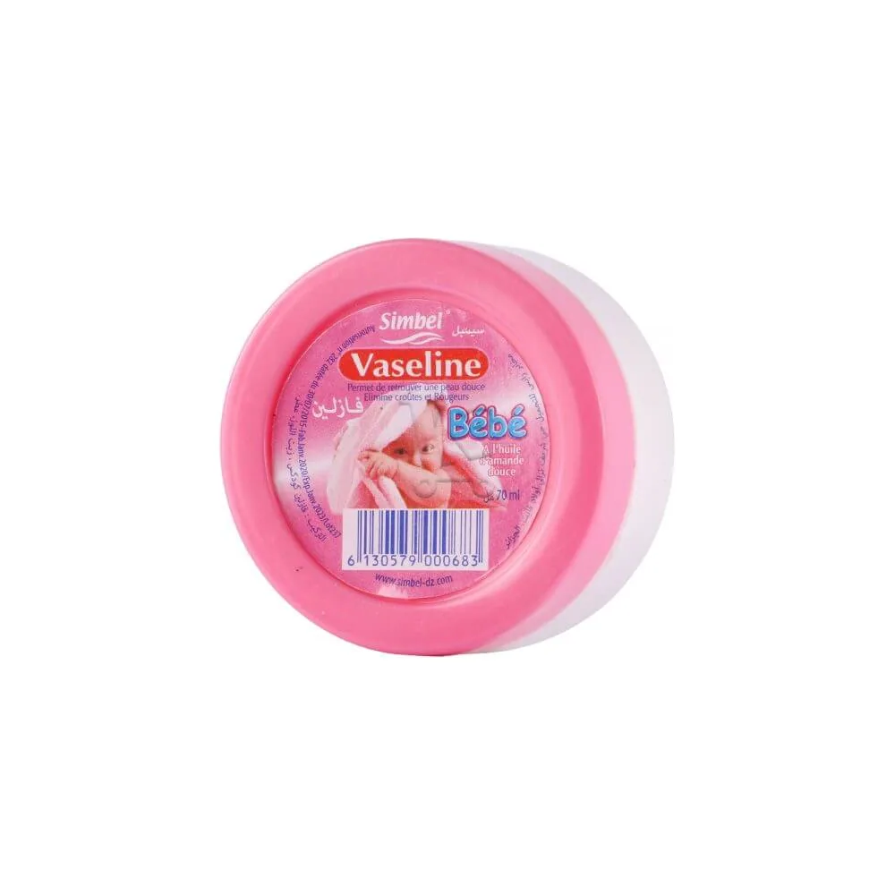Simbel Vaseline Bébé À L’Huile D’Amande Douce 70Ml