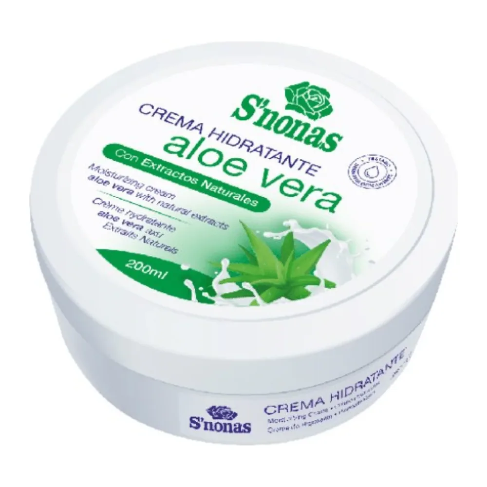 Snonas Creme Hydratante 200Ml Aloe Vera
