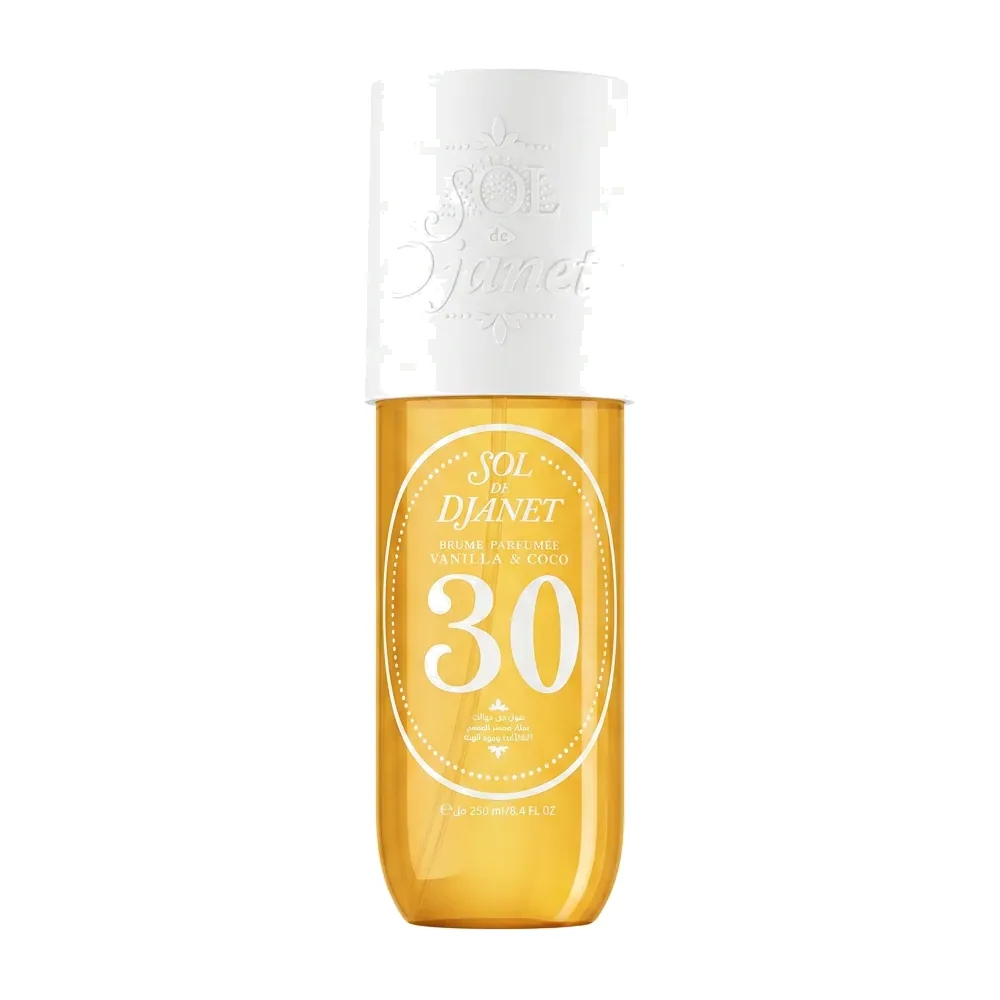 Sol de Djanet – Brume Parfumée Vanilla & Coco 30 – Parfum délicat et rafraîchissant – 250ml