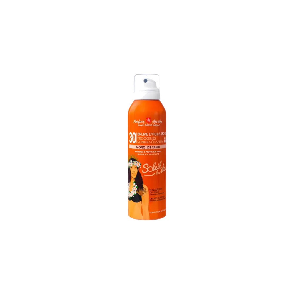 Soleil Des Iles Brume D’Huile Sèche Spf30 Monoi De Tahiti 200ml