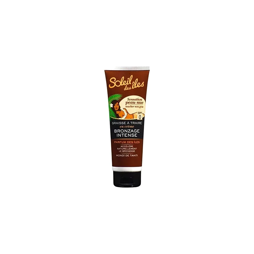 Soleil des iles graisse à traire COCO SPF0 – Bronzage Intense 125ml