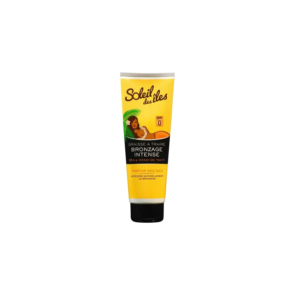Soleil des iles Graisse à Traire SPF0 – Bronzage Intense 125ml