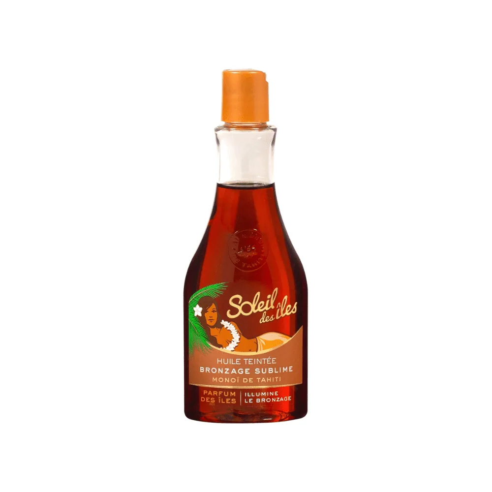 Soleil des Iles Huile Teinté Monoi de Tahiti Bronzage Sublime 150ml