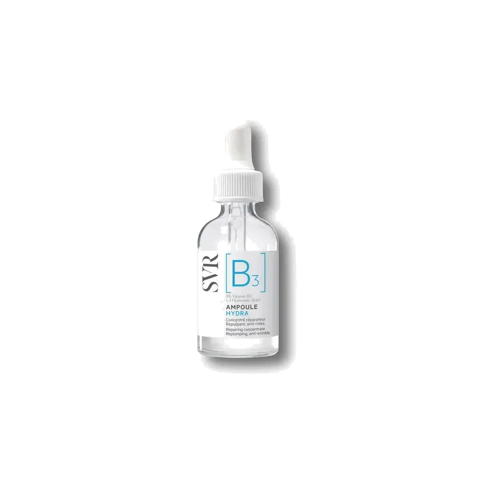 SVR [B3] AMPOULE HYDRA - Soin Concentré Réparateur Anti-Rides - Visage - Peaux Sensibles, 30ml