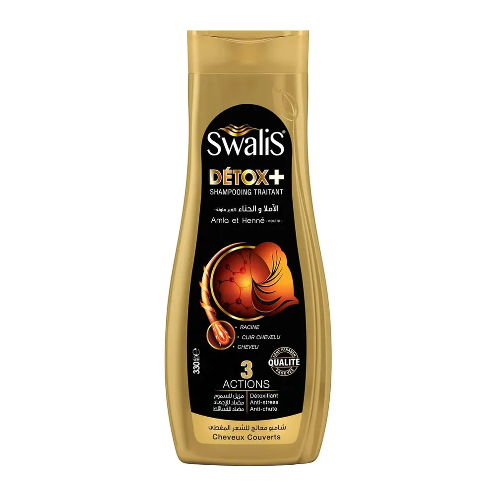 Swalis Shampoing 330 ml – Détox+