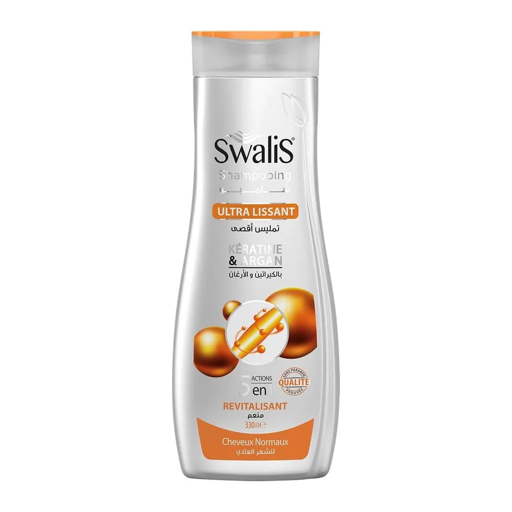 Swalis Shampoing Ultralissant 330 ml – Revitalisant