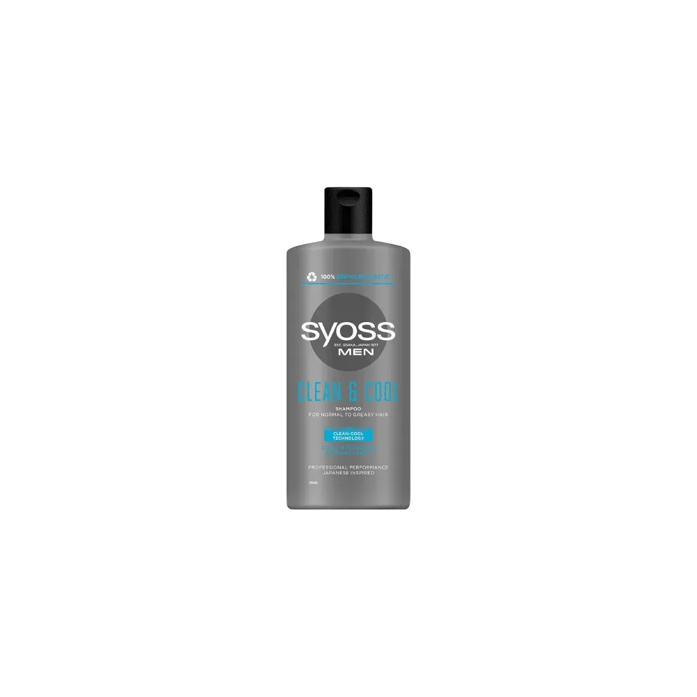 Syoss Shp 440Ml Clean & Cool Chvx Gras