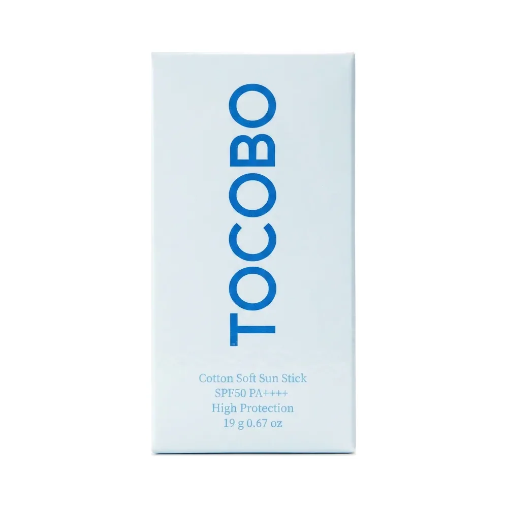 TOCOBO – Cotton Soft Sun Stick – Haute Protection Solaire – 19 g 0.67 oz