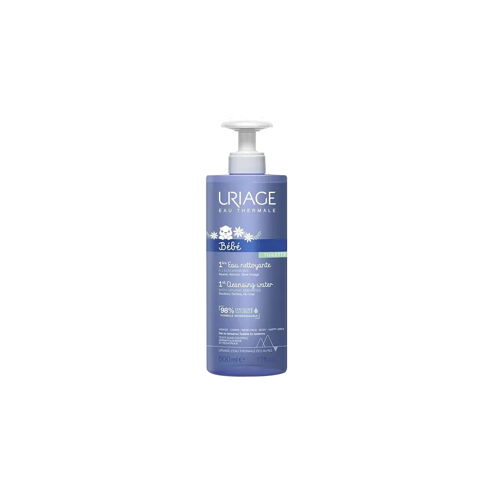 URIAGE Bébé Eau nettoyante 500ml
