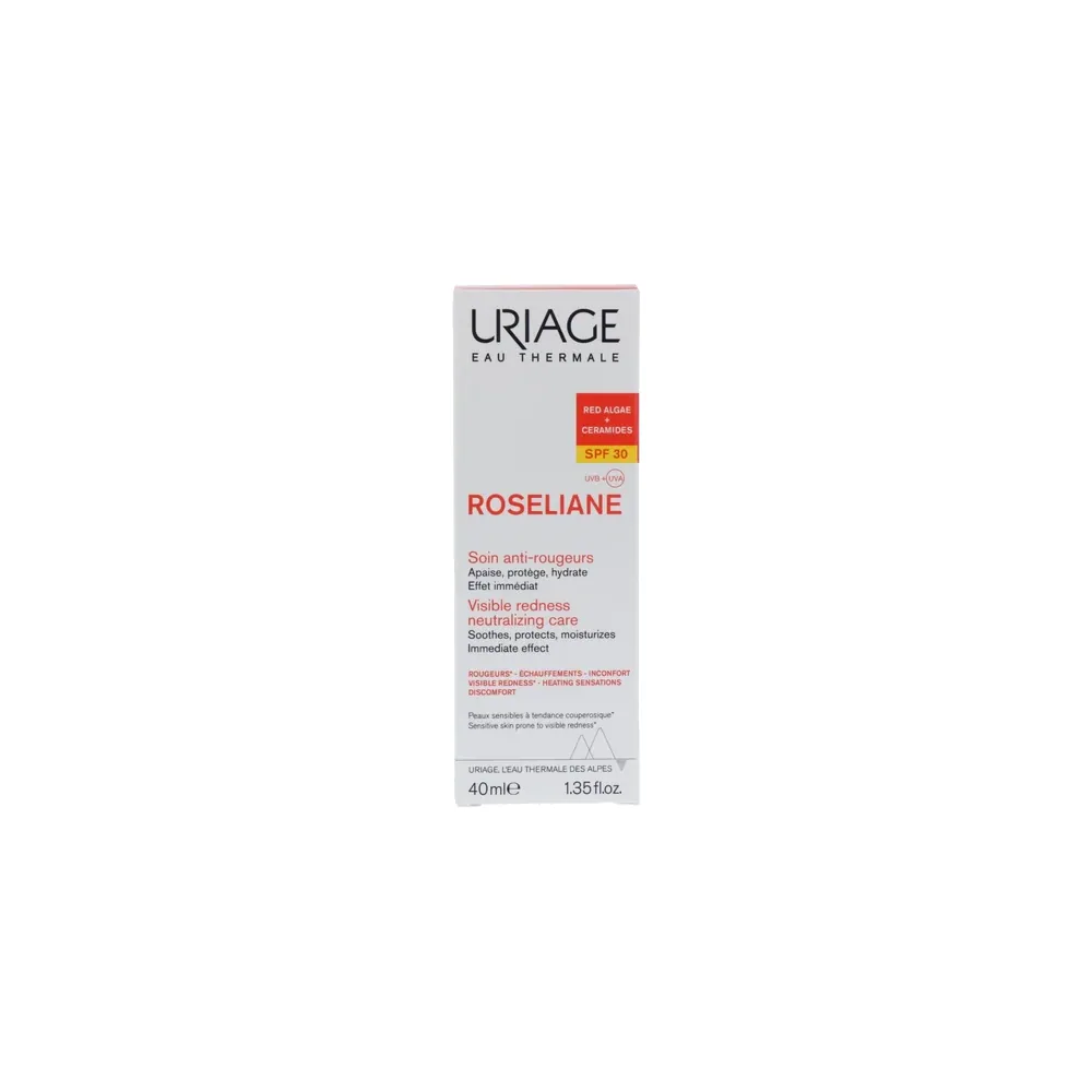 URIAGE ROSELIANE Soin antirougeurs SPF 30 contenance 40 ml