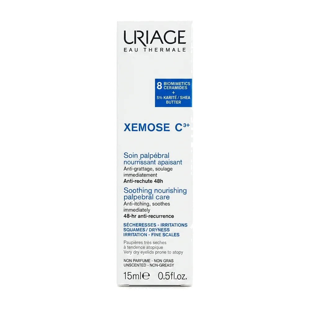 Uriage – Xemose Crème Contour des Yeux Apaisante – Nutrition et Apaisement – 15ml