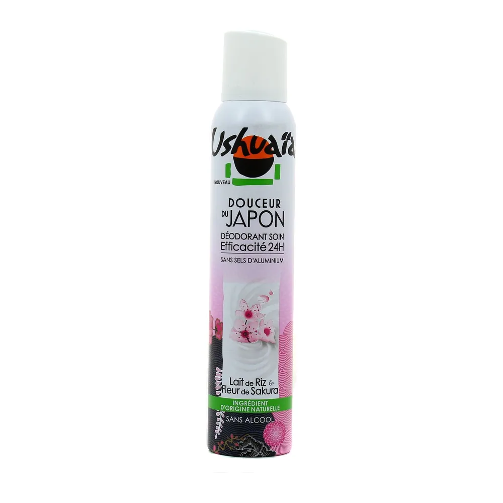Ushuaïa Déodorant « Douceur Du Japon Fleur De Sakura »