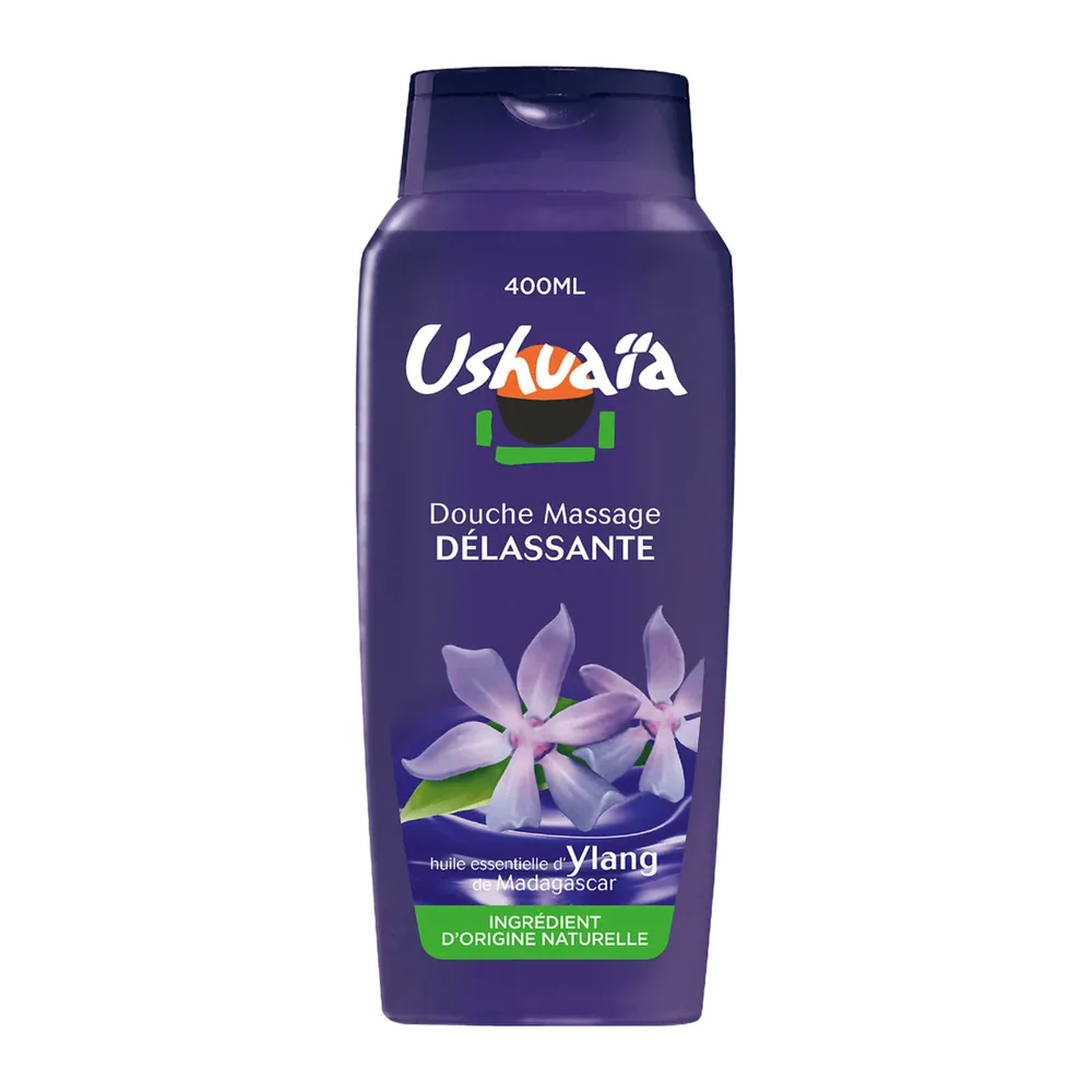Ushuaia Douche Massage Delassante 400Ml Huile Essentielle D’Ylang De Madagascar
