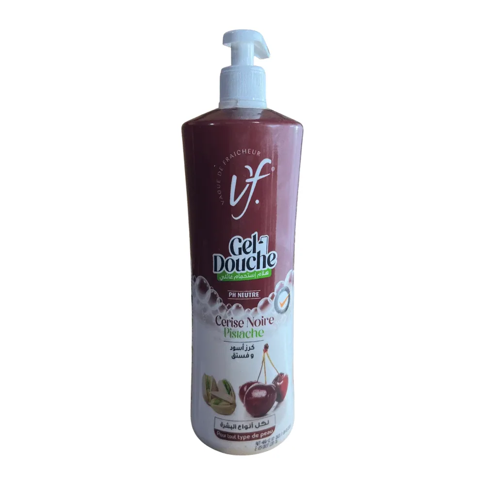 Vague De Fraicheur Gel Douche 1L Cerise Noir Pistache