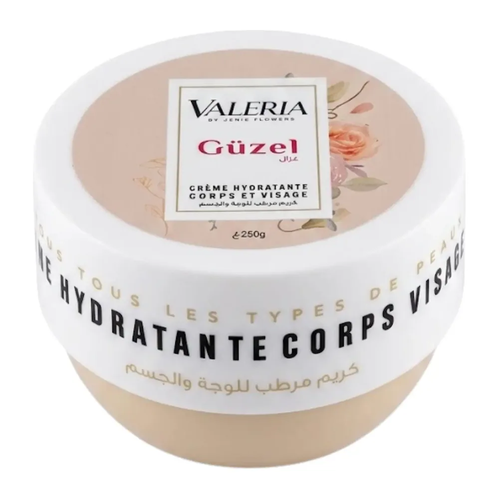 Valeria Creme Hydratante Corps Et Visage 250Ml Guzel
