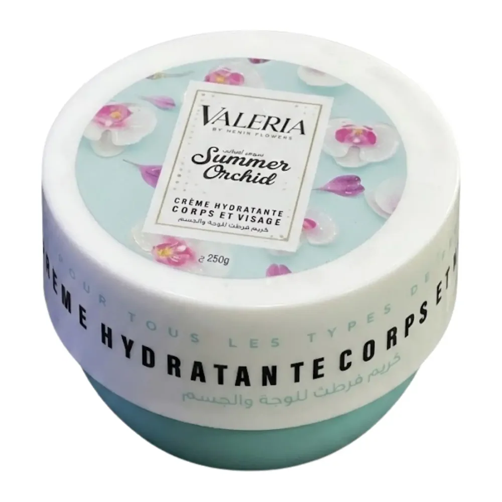 Valeria Creme Hydratante Corps Et Visage 250Ml Summer Orchid