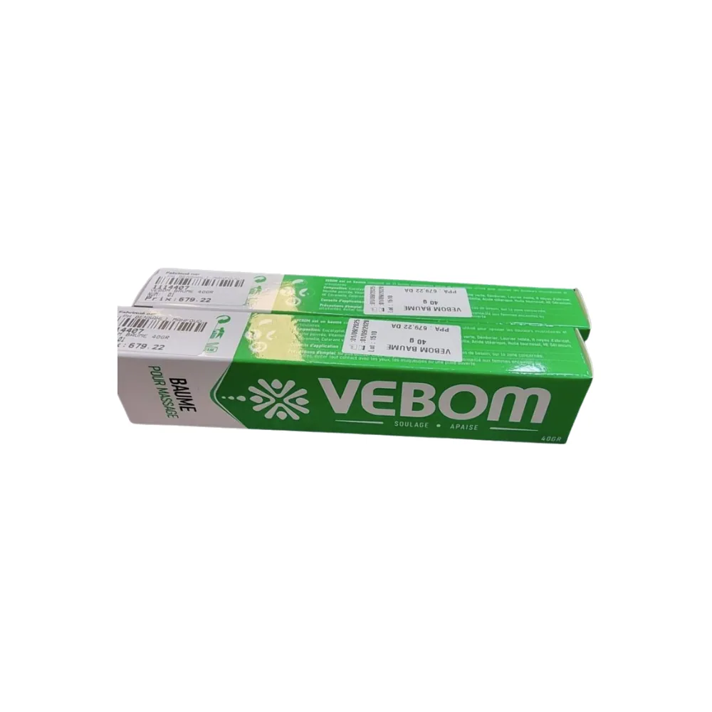 VEBOM Baume pour massage soulage et apaise