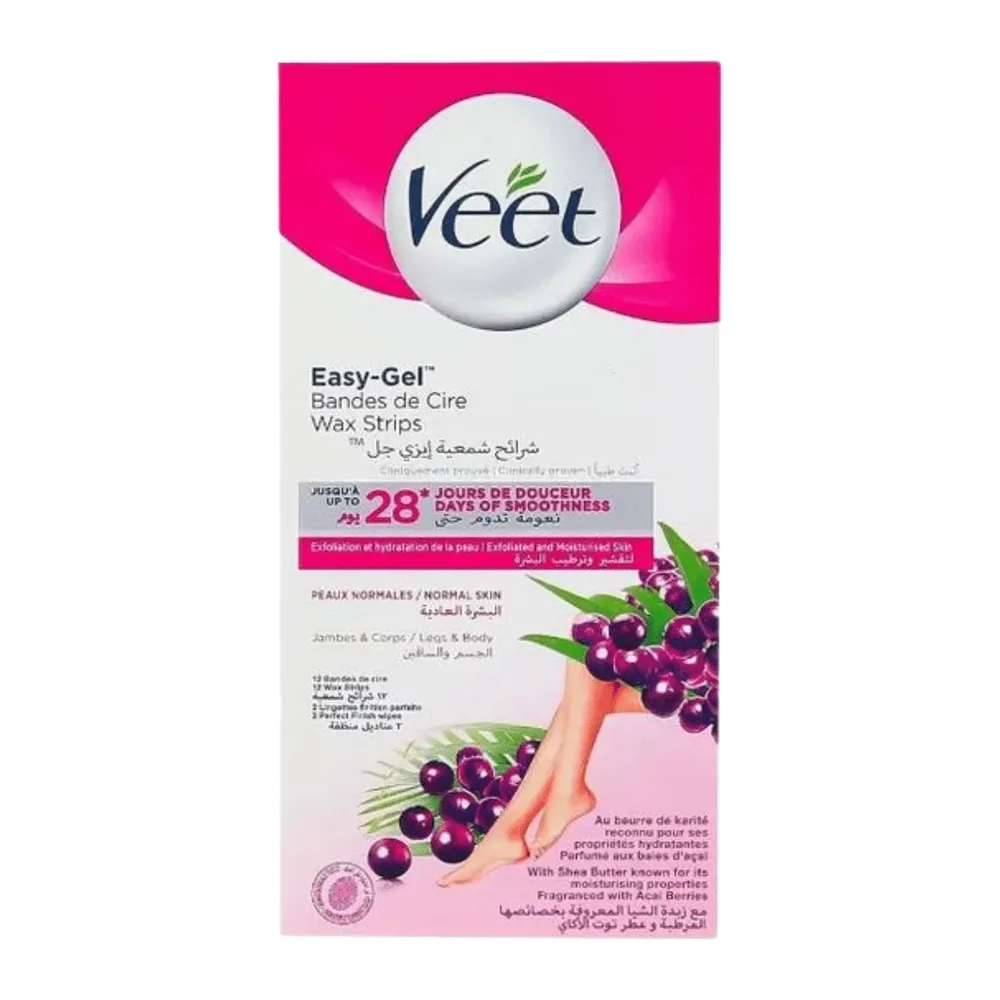 Veet Bande De Cire Jambes Peaux Normal