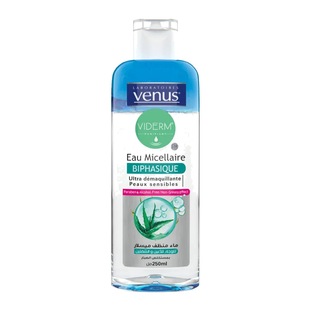 Venus Eau Micellaire 250Ml Biphasique Peaux Sensis