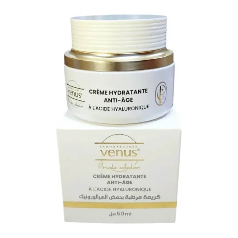 Venus Private Collection Creme Hydratante Anti Age A L’Acide Hyaluronique 50Ml