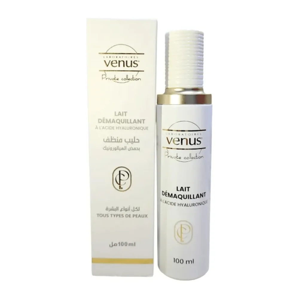 Venus Private Collection Lait Demaquillant A L’Acide Hyaluronique 100Ml