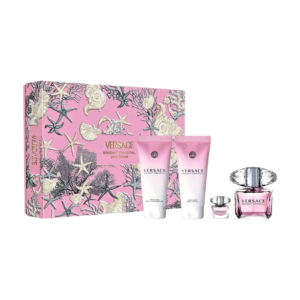 Versace Femme Bright Crystal Pack 4 Pcs