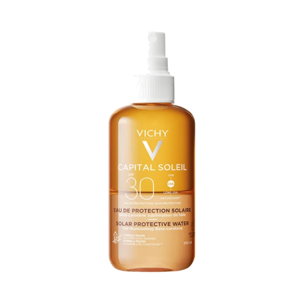 Vichy Capital Soleil Eau de Protection Solaire Beta Carotene Spf50+ 200ml