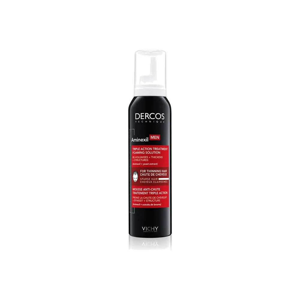 VICHY DERCOS Aminexil MEN TRIPLE ACTION TREATEMENT FOAMING SOLUTION 150ml