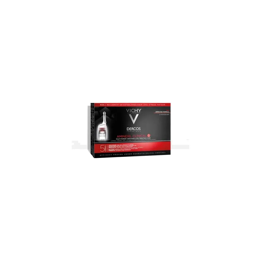 Vichy Dercos Technique Aminexil Clinical 5 Hommes 21 Monodoses