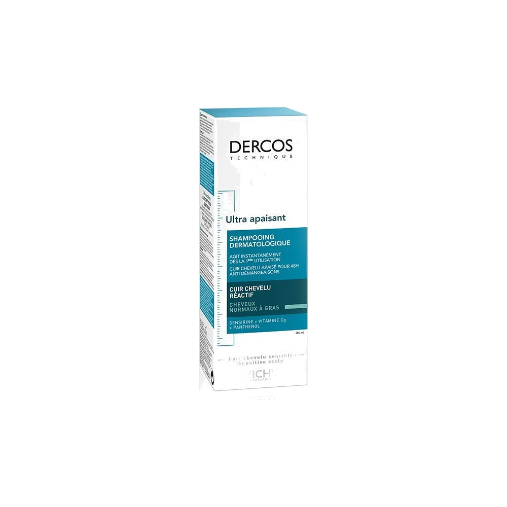 VICHY DERCOS ULTRA APAISANT shampooing sans sulfate 200 ml
