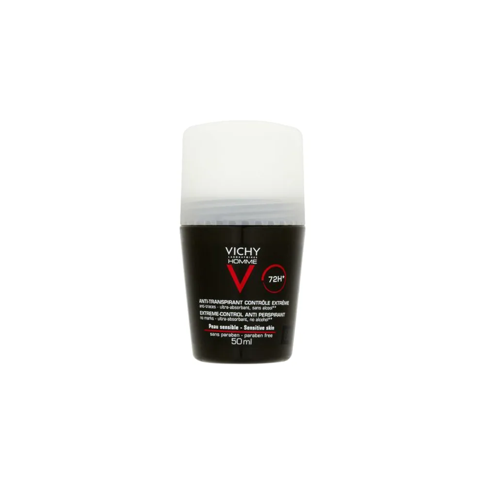 VICHY HOMME ANTI TRANSPIRANT 72H peaux sensibles 50 ml